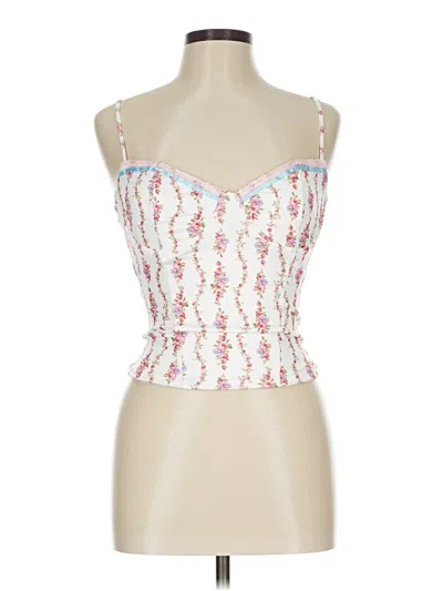 Pre-owned Edikted Tube Top White Strapless Neckline Tops