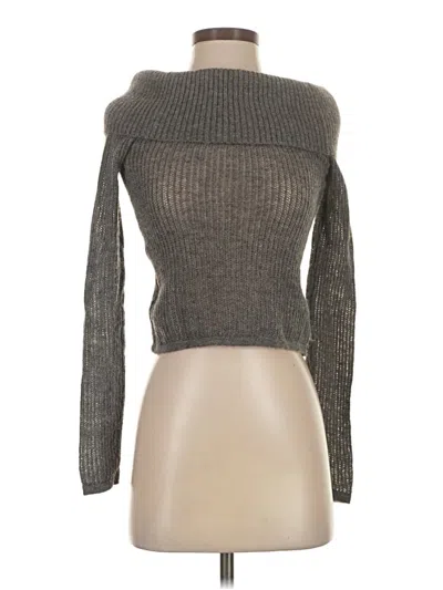 Pre-owned Edikted Turtleneck Sweater In Gray