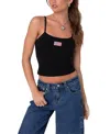 Edikted Usa Stretch Cotton Camisole In Black