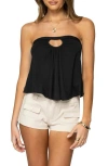 Edikted Vera Keyhole Open Back Strapless Top