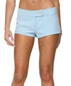 Edikted Verity Tailored Micro Shorts In Blue