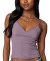 Edikted Violeta V-neck Camisole In Mauve