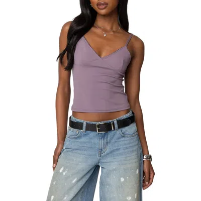 Edikted Violeta V-neck Camisole In Mauve
