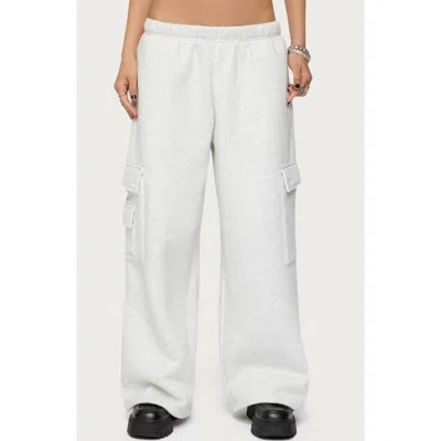 EDIKTED EDIKTED WIDE LEG CARGO SWEATPANTS