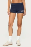 Edikted With Love Biker Shorts In Navy, Women's At Urban Outfitters In Blue