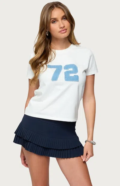 EDIKTED WOMEN'S 72 T-SHIRT IN WHITE