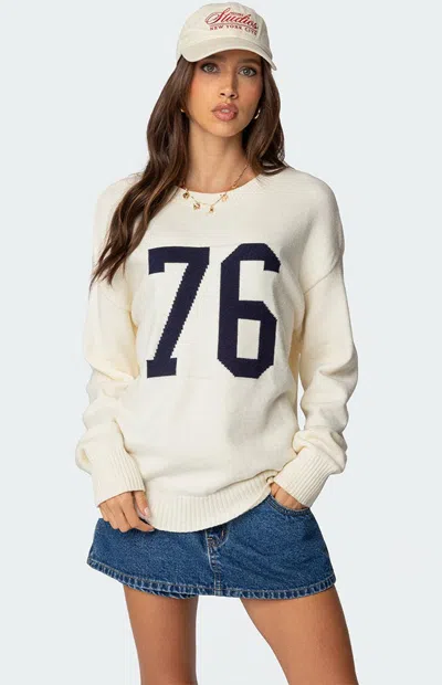 EDIKTED WOMEN'S 76 SWEATER IN CREAM