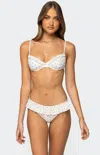 Edikted Amelia Underwire Bikini Top In Neutral