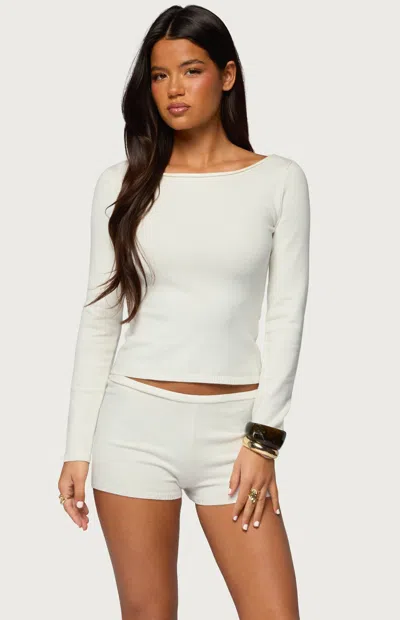 Edikted Arianna Off The Shoulder Top In White