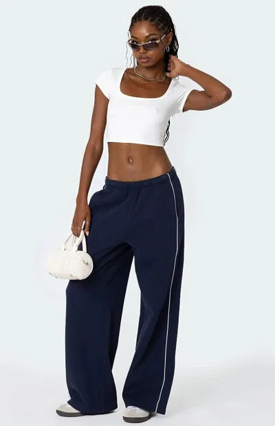 Edikted Women's Autumn Sweatpants In Navy In Blue