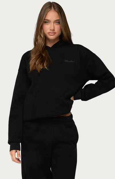 Edikted Women's Basic Girl Oversized Hoodie In Black