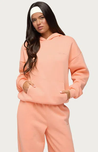 Edikted Women's Basic Girl Oversized Hoodie In Orange