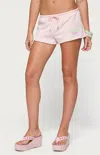 Edikted Bites Shorts In Pink