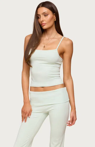 Edikted Blonka Crop Camisole In Neutral