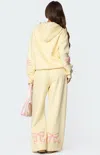 Edikted Bonney Bow Detail Sweatpants In Neutral