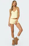 Edikted Buffy Shorts In Yellow