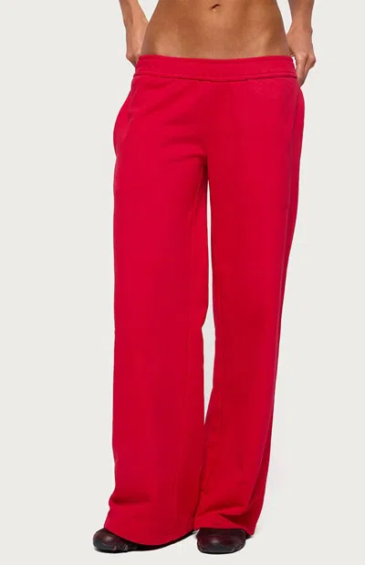 Edikted Women's Byrdi Sweatpants In Red
