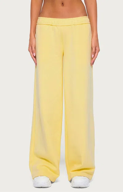Edikted Women's Byrdi Sweatpants In Yellow