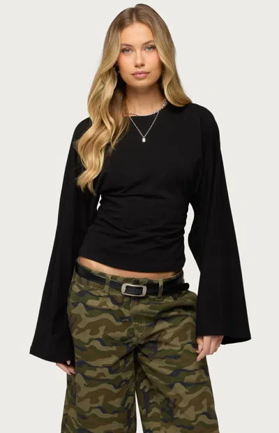 Edikted Women's Charlisa Cinched Waist Top In Black