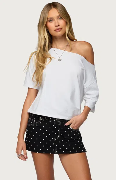 Edikted Women's Davida Off Shoulder Top In White
