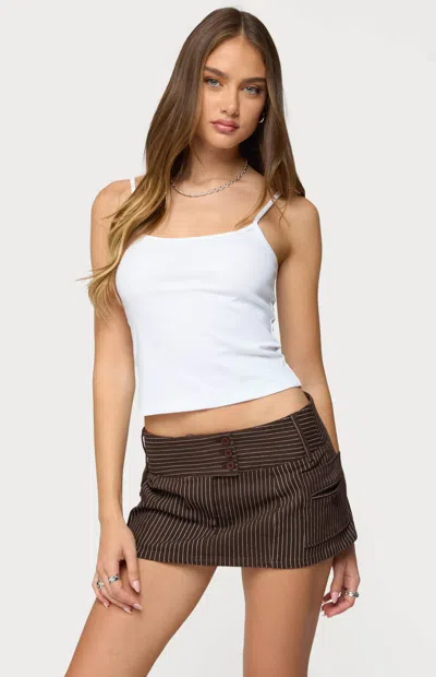 Edikted Women's Deanna Tank Top In White