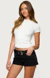 Edikted Devlin Layered T-shirt In White