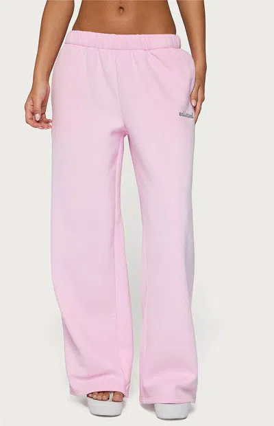 Edikted Women's Diva Sweatpants In Light Pink