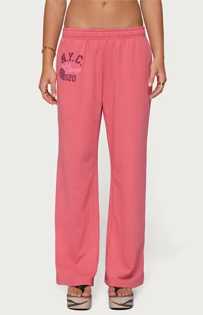 Edikted Women's  2020 Sweatpants In Pink