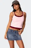 Edikted Element Layered Camisole In Pink