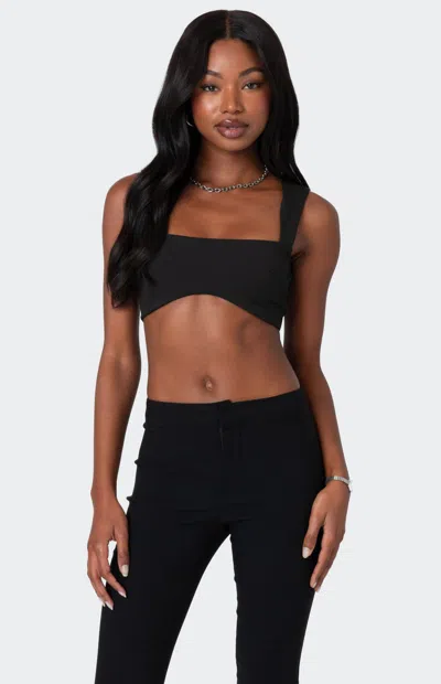 Edikted Women's Elena Bra Top In Black