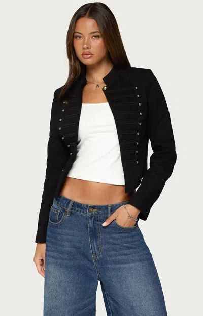 Edikted Women's Evalea Napoleon Jacket In Black In Multi