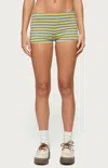 Edikted Isara Striped Shorts In Multi