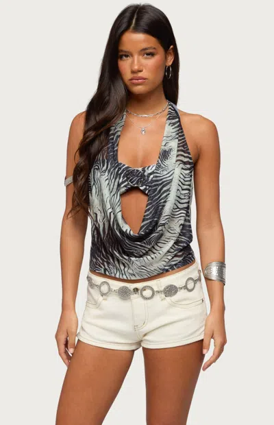 Edikted Women's Issey Layered Bandeau Top In Black