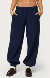 Edikted Jayce Sweatpants In Blue