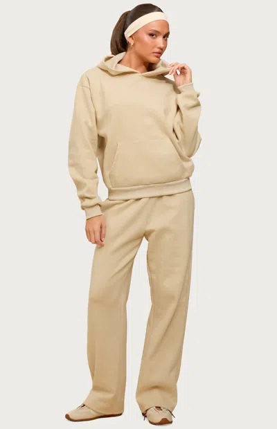 Edikted Women's Kyrie Hoodie In Beige In Brown
