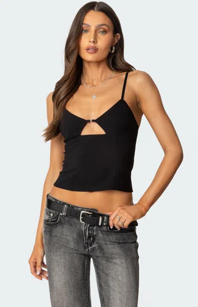 Edikted Women's Liana Cut Out Tank Top In Black