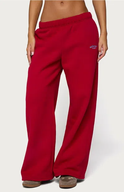 Edikted Women's Los Angeles Sweatpants In Red