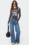 Edikted Lunar Low Rise Cargo Jeans In Blue