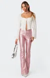 Edikted Maxine Twist Split Front Top In White