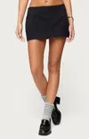 Edikted Monrow Low Rise Microskort In Black
