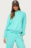 Edikted Oversized Hoodie In Blue