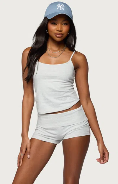 Edikted Women's Palo Tank Top In Light Gray