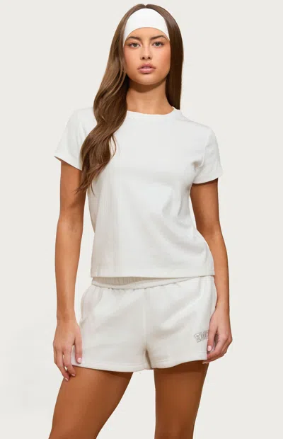 EDIKTED WOMEN'S PERFECT BASIC T-SHIRT IN WHITE