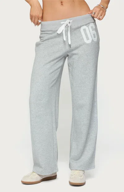 Edikted Women's Petite 06 Sweatpants In Heather Grey In Gray