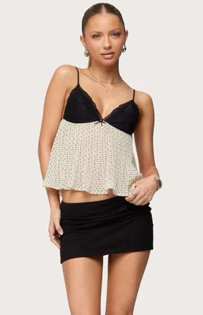 Edikted Women's Petite Aisha Low Rise Mini Skirt In Black
