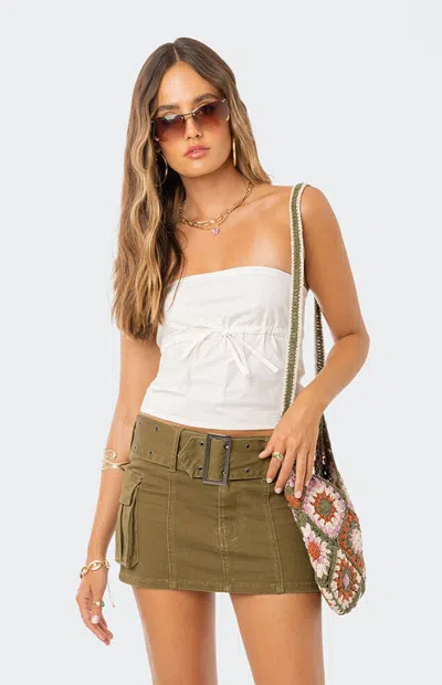 Edikted Women's Reva Strapless Top In White