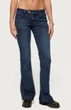 Edikted Roccio Bootcut Jeans In Blue