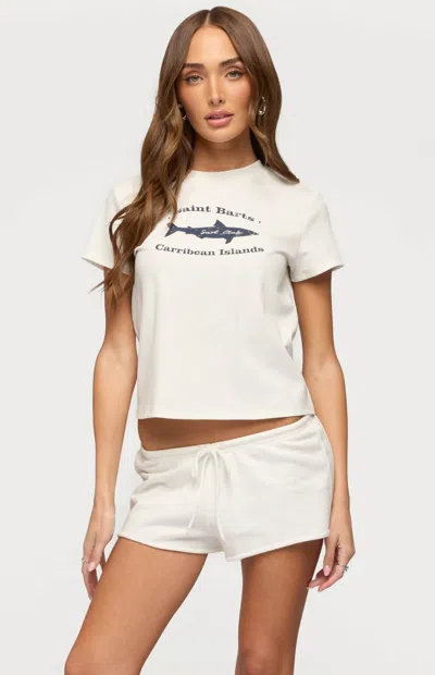 Edikted Women's Surf Club T-shirt In White