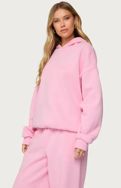 Edikted Hoodie In Pink