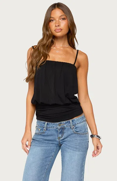 Edikted Women's Vali Built-in Bra Backless Top In Black